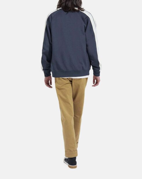 Pantalon chino en coton à poches beige