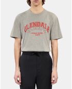 Pantalon droit en laine bleu marine