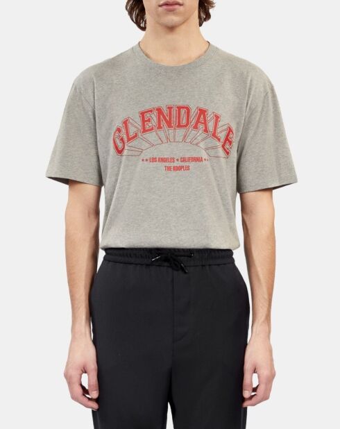 Pantalon droit en laine bleu marine