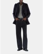 Caban style officier bleu marine