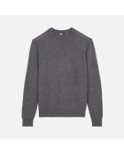 Pull en laine gris