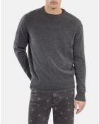 Pull en laine gris
