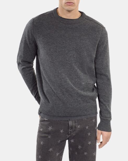 Pull en laine gris