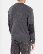 Pull en laine gris