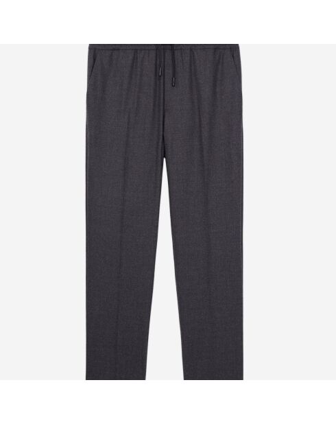 Pantalon  en flanelle gris foncé
