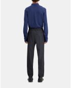 Pantalon  en flanelle gris foncé