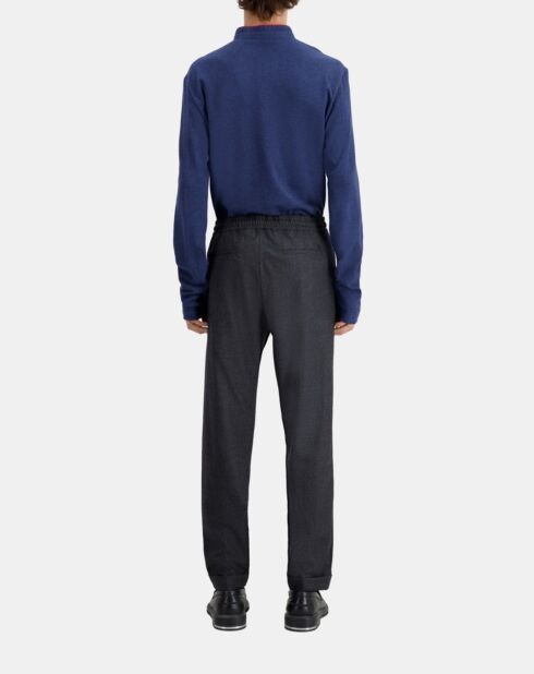 Pantalon  en flanelle gris foncé