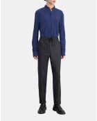 Pantalon  en flanelle gris foncé