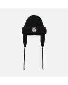 Chapka en laine et alpaga noire