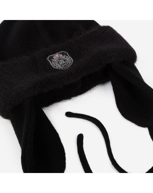 Chapka en laine et alpaga noire