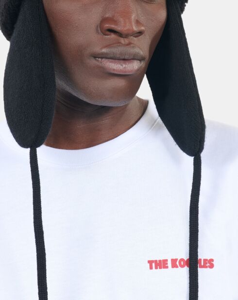 Chapka en laine et alpaga noire