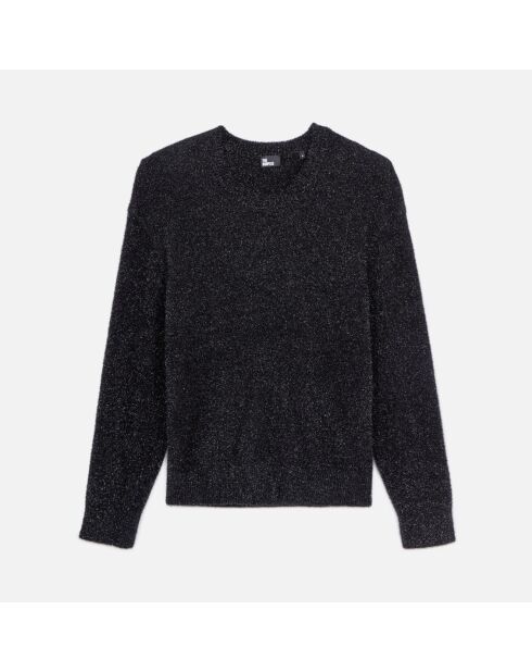 Pull pailleté noir