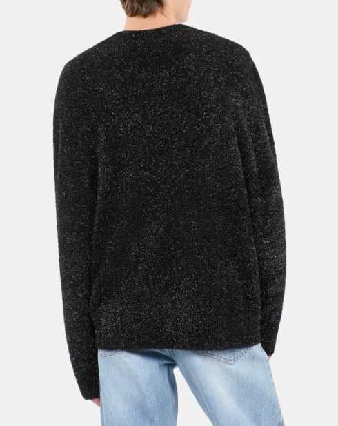 Pull pailleté noir