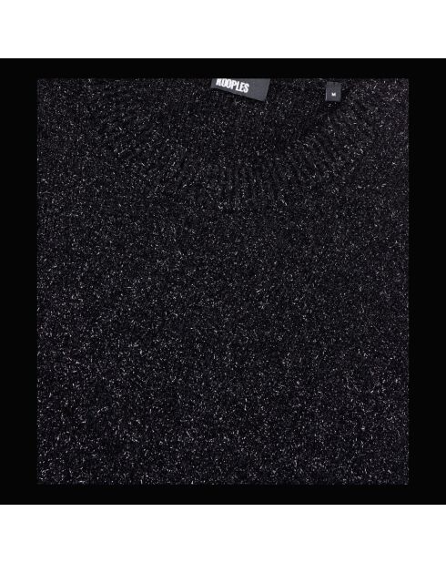 Pull pailleté noir