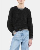 Pull pailleté noir