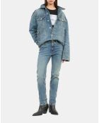 T-shirt à sérigraphie noire