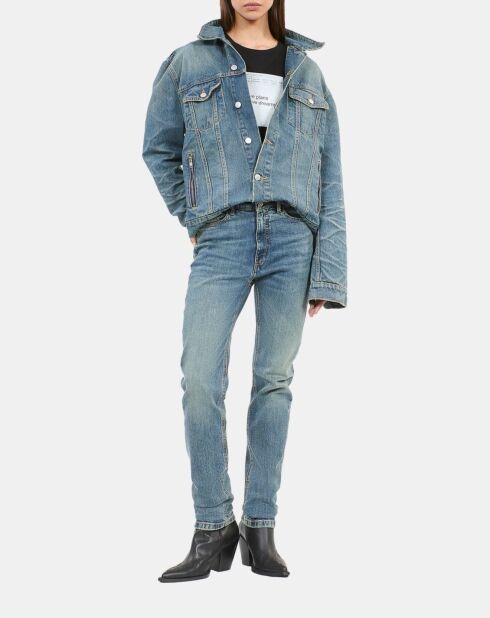 T-shirt à sérigraphie noire