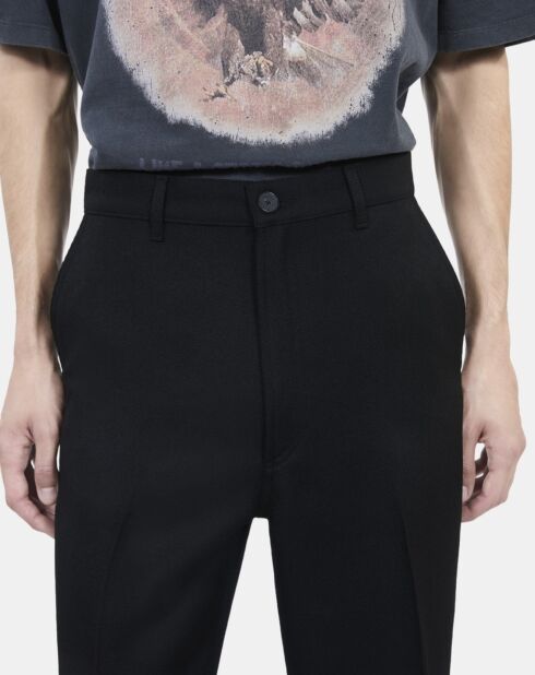 Pantalon en laine noire