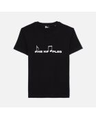 T-shirt à sérigraphie noir