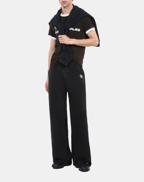Pantalon de jogging blason noir