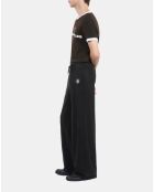 Pantalon de jogging blason noir