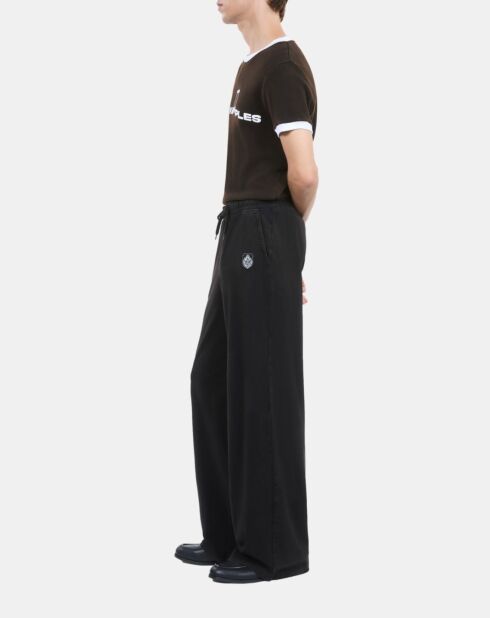 Pantalon de jogging blason noir
