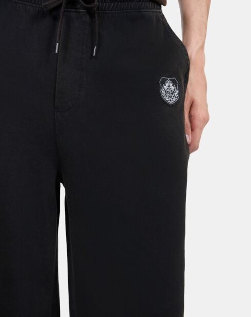 Pantalon de jogging blason noir