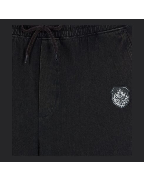 Pantalon de jogging blason noir