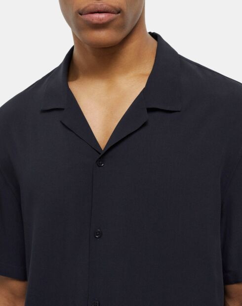 Chemise casual bleu marine