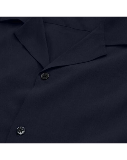 Chemise casual bleu marine
