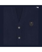 Cardigan en laine bleu marine