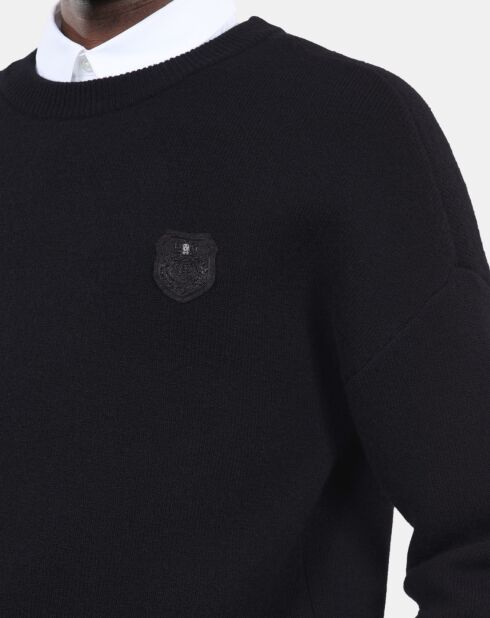 Pull en laine noir