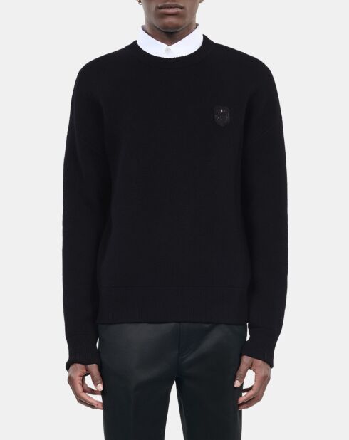 Pull en laine noir
