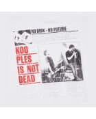 T-shirt à sérigraphie écru