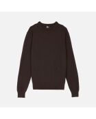 Pull en laine marron
