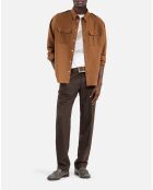 Chemise marron classique