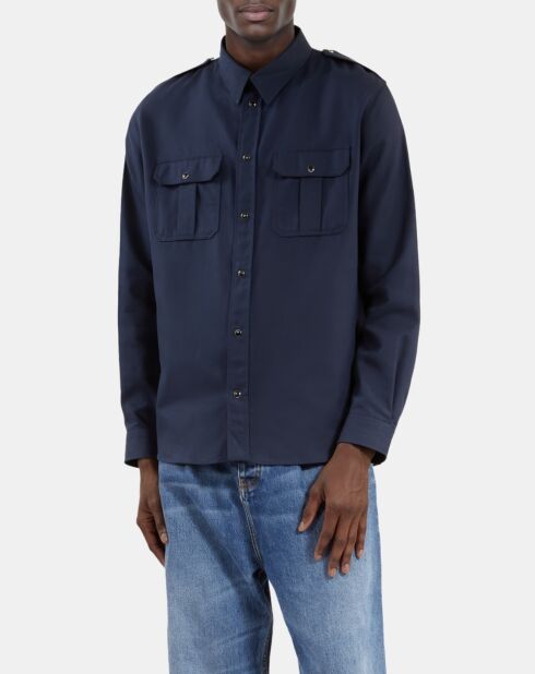 Chemise bleu marine