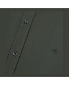 Chemise en popeline kaki