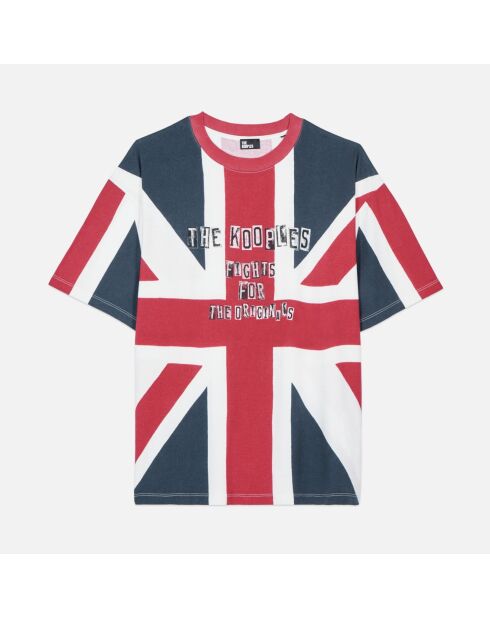 T-shirt imprimé UK flag rouge