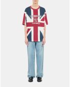 T-shirt imprimé UK flag rouge