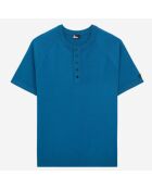 T-shirt Homme bleu en maille
