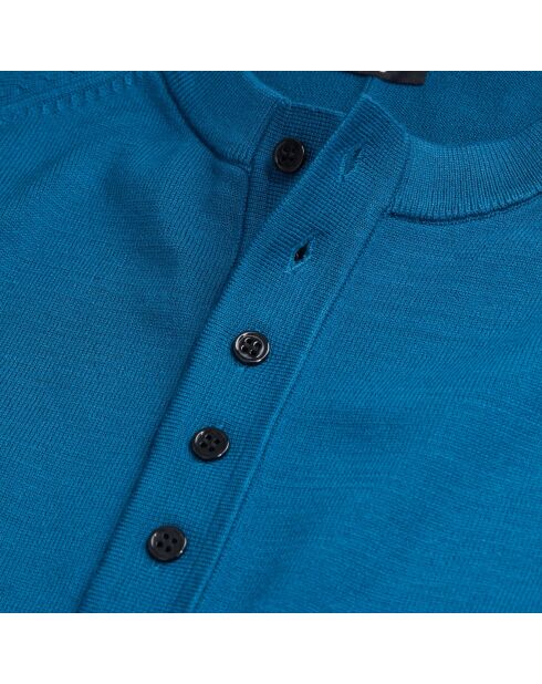 T-shirt Homme bleu en maille
