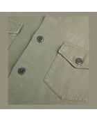 Chemise en denim kaki olive