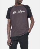 T-shirt avec sérigraphie noir