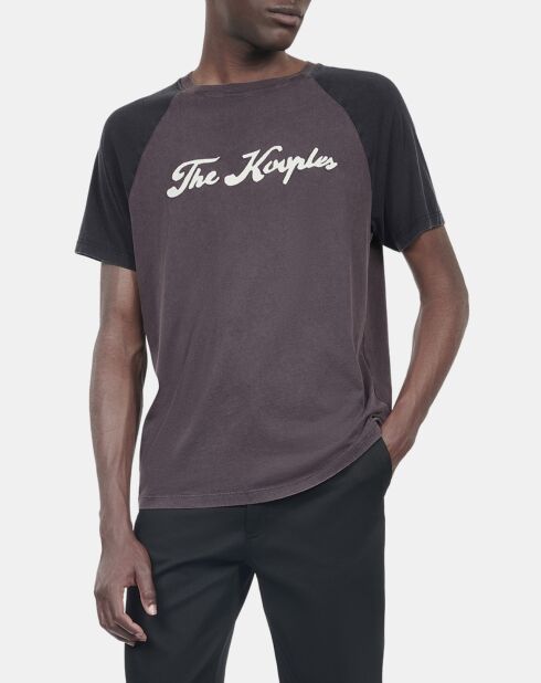 T-shirt avec sérigraphie noir