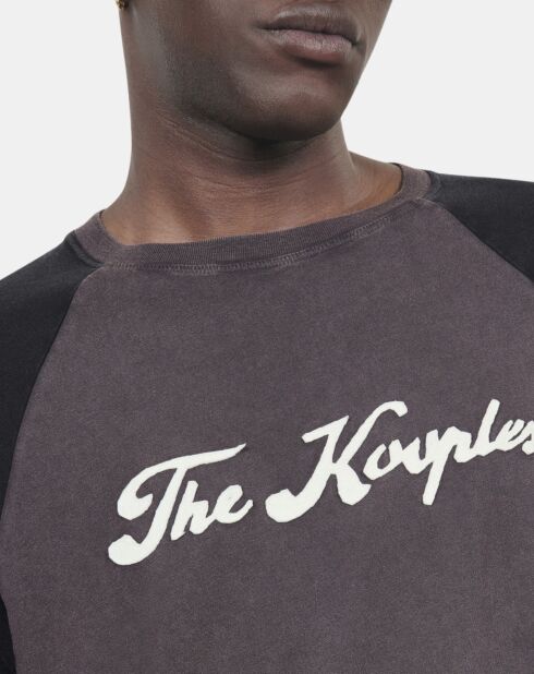 T-shirt avec sérigraphie noir