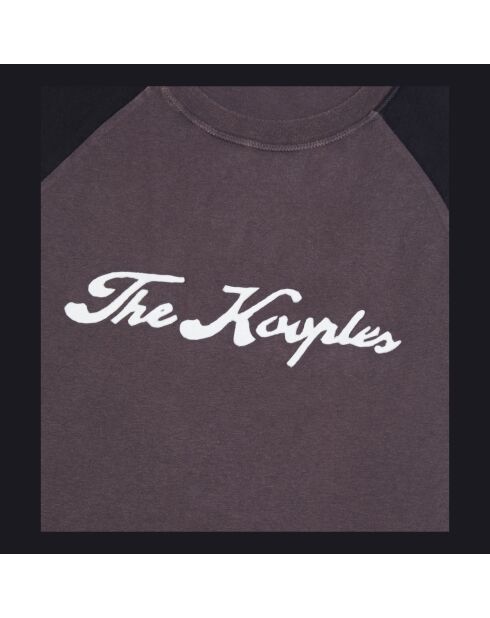 T-shirt avec sérigraphie noir