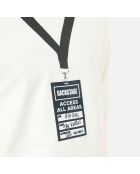 T-shirt avec sérigraphie blanc