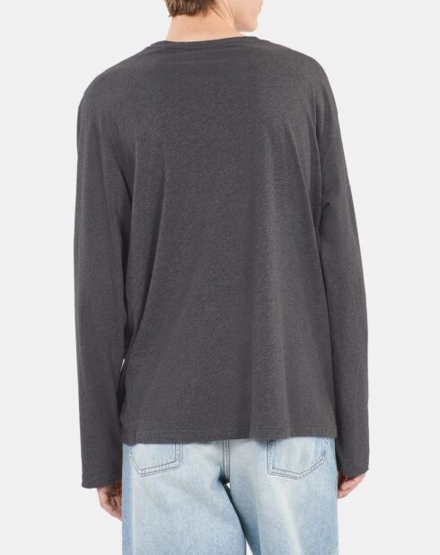 T-shirt manches longues gris