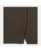 Pull en cachemire kaki